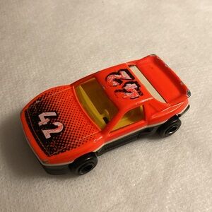 Vintage Majorette Orange Pontiac Fiero 42 ECH. 1/55 N°.206 Die Cast Toy Race Car